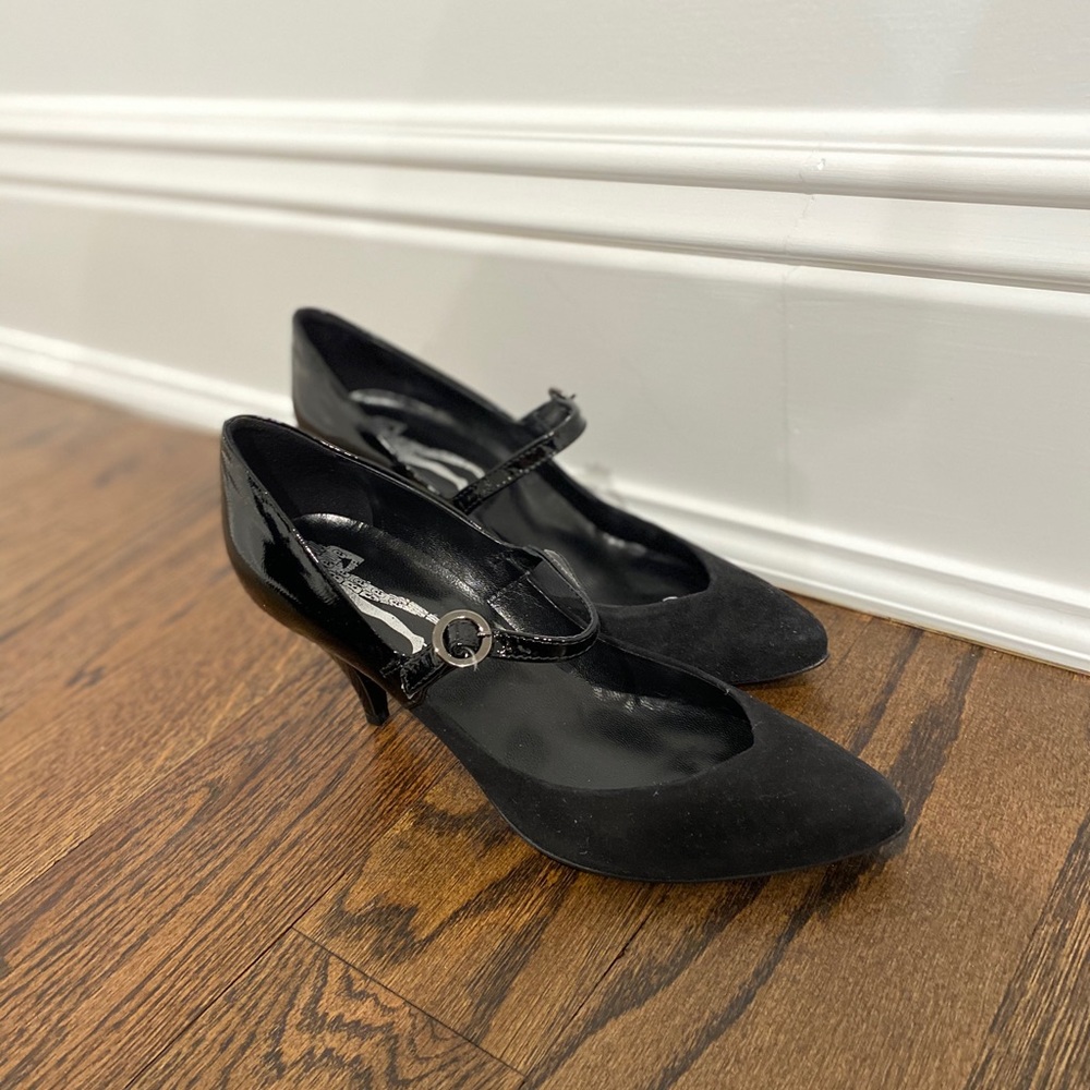 Belle - Sigerson Morrison black Mary Jane shoes.